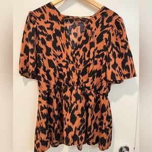 Leopard Print Top